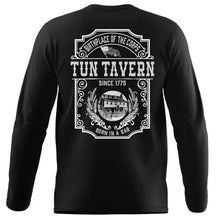 Load image into Gallery viewer, Tun Tavern, Born in a bar, USMC tun tavern long sleeve t-shirt 
