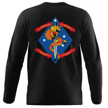 Load image into Gallery viewer, 1st Battalion 4th Marines Long Sleeve T-Shirt, 1/4 Marines Long Sleeve T-Shirt, USMC 1/4 Unit t-shirt
