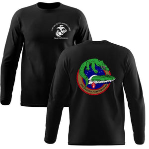 2nd Assault Amphibian Battalion USMC long sleeve Unit T-Shirt, 2d AABN USMC Unit logo, USMC gift ideas for men, Marine Corp gifts men or women 2d AABN,  2nd AABN Black Long Sleeve T-Shirt