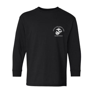 Black Long Sleeve USMC T-Shirt