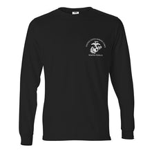 Load image into Gallery viewer, USMC Logo Long Sleeve T-Shirt Black
