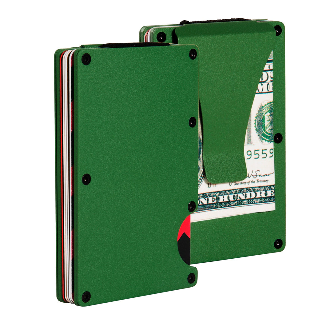 OD Green RFID Blocking Metal Wallet