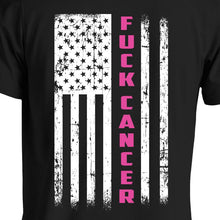 Load image into Gallery viewer, Fuck Cancer T-Shirt Black - Cancer Awareness Black Men&#39;s T-Shirt
