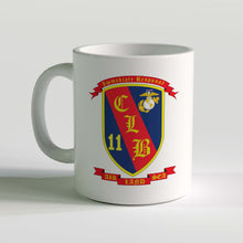 Load image into Gallery viewer, Combat Logistics Battalion (CLB-11) Unit Logo Coffee Mug
