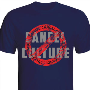 Cancel Cancel Culture Navy Blue T-Shirt