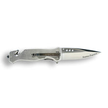 Load image into Gallery viewer, Coast Guard Folding Elite Tactical Knife - Spring Assisted USCG Rescue Knife
