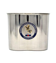 Load image into Gallery viewer, Custom 3D unit logo attached to canteen cup

