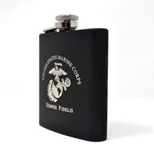 Load image into Gallery viewer, Laser Etched USMC Flask
