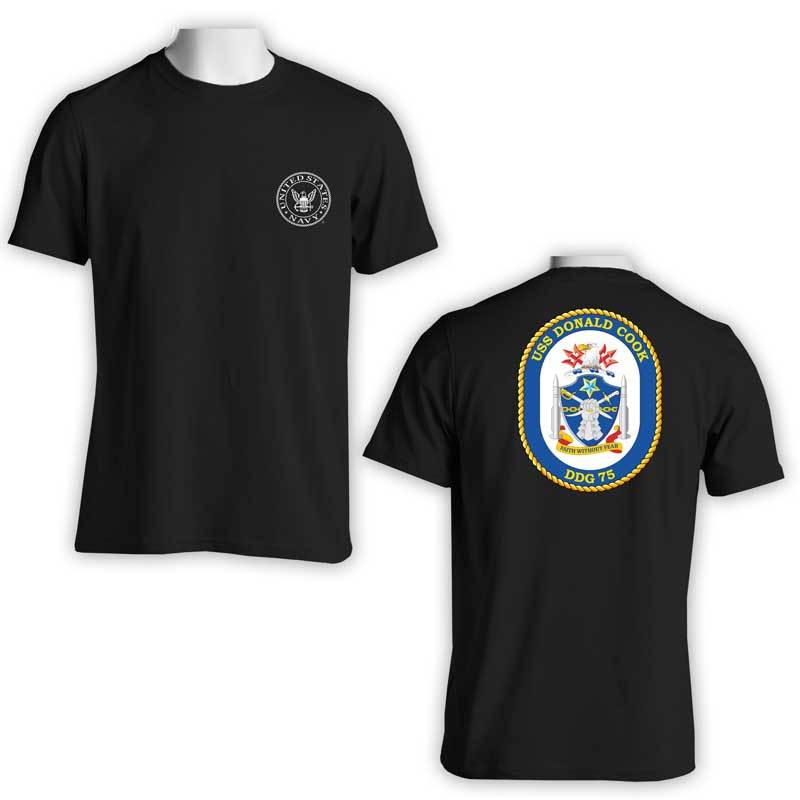 USS Donald Cook T-Shirt, DDG 75 T-Shirt, DDG 75, US Navy T-Shirt, US Navy Apparel