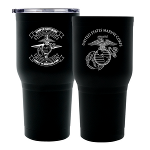 Second Supply Battalion USMC Unit Logo tumbler, 2d Supply Bn  USMC Unit Logo coffee cup, 2d Supply Battalion USMC, Marine Corp gift ideas, USMC Gifts for women