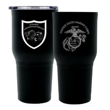 Load image into Gallery viewer, 3D Marine Expeditionary Brigade USMC Stainless Steel Marine Corps Tumbler
