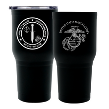 Load image into Gallery viewer, 3rd Battalion 7th Marines logo tumbler, 3rd Battalion 7th Marines coffee cup, 3d Battalion 7th Marines USMC, Marine Corp gift ideas, USMC Gifts for women 30oz
