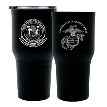Load image into Gallery viewer, Second Battalion Fourth Marines Unit Logo tumbler, 2/4 coffee cup, 2nd Bn 4th Marines USMC, Marine Corp gift ideas, USMC Gifts for women  30oz
