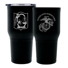 Load image into Gallery viewer, 1st Bn 6th Marines logo tumbler, 1st Bn 6th Marines coffee cup, 1st Battalion 6th MarinesUSMC, Marine Corp gift ideas, USMC Gifts for women 
