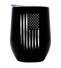Load image into Gallery viewer, American Flag Vacuum Insulated Wine Tumbler
