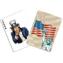 Load image into Gallery viewer, Patriotic US Flag Playing Cards
