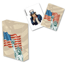 Load image into Gallery viewer, Patriotic US Flag Playing Cards
