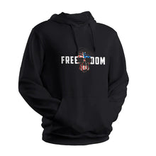 Load image into Gallery viewer, Freedom American Skull Black Sweatshirt

