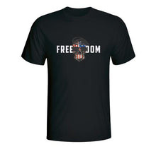 Load image into Gallery viewer, Freedom American Skull Black T-Shirt
