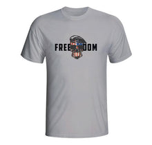 Load image into Gallery viewer, Freedom American Skull Grey T-Shirt
