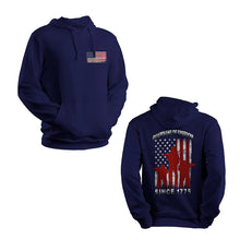 Load image into Gallery viewer, guardians of freedom since 1775 marines USMC Hoodie navy,
