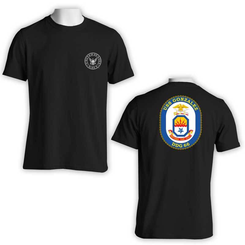 USS Gonzalez T-Shirt, DDG 66, DDG 66 T-Shirt, US Navy T-Shirt, US Navy Apparel