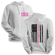 Load image into Gallery viewer, Fuck Cancer hoodie, cancer awareness sweatshirt - Breast Cancer Awareness month shirts
