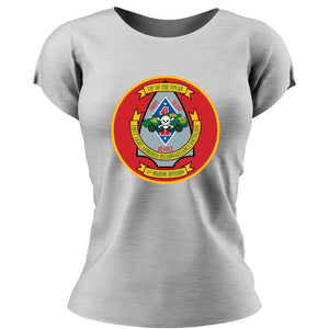 1st Light Armored Reconnaissance Battalion USMC Unit ladie's T-Shirt, 1st Light Armored Reconnaissance Bn logo, USMC gift ideas for women, Marine Corp gifts for women 1st Light Armored Reconnaissance Bn 
