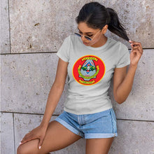 Load image into Gallery viewer, 1st Light Armored Reconnaissance Battalion USMC Unit ladie&#39;s T-Shirt, 1st Light Armored Reconnaissance Bn logo, USMC gift ideas for women, Marine Corp gifts for women 1st Light Armored Reconnaissance Bn 
