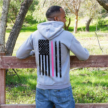 Load image into Gallery viewer, The Thin Pink Line Sweatshirt- Cancer Awareness Hoodie - Support Cancer Research
