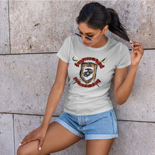 Load image into Gallery viewer, CLB-15 Unit Logo Women&#39;s Heather Grey Short Sleeve T-Shirt
