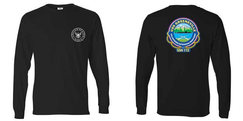 Greeneville Long Sleeve T-Shirt, SSN-772 t-shirt, SSN 772