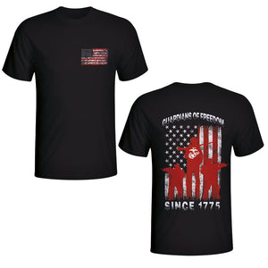 guardians of freedom since 1775 marines USMC t-shirt