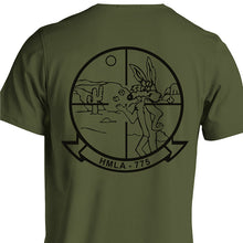 Load image into Gallery viewer, HMLA-775 USMC Unit T-Shirt, HMLA-775 logo, USMC gift ideas for men, Marine Corp gifts men
