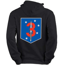 Load image into Gallery viewer, 3rd MSOB USMC Unit hoodie, 3rd MSOB logo sweatshirt, USMC gift ideas for men, Marine Corp gifts men or women 3rd Marine Special Operations Battalion
