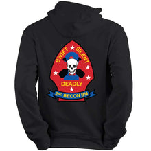 Load image into Gallery viewer, 2nd Recon Unit Logo Black Sweatshirt, 2nd Reconnaissance Unit Logo Black Hoodie
