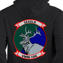 Load image into Gallery viewer, VMM-166 USMC Unit hoodie, VMM-166 logo sweatshirt, USMC gift ideas for men, Marine Corp gifts men or women
