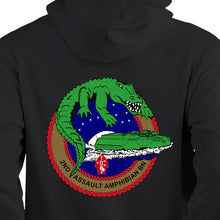 Load image into Gallery viewer, 2 Assault Amphibian Battalion unit sweatshirt, 2d AABN unit hoodie, 2nd AABN unit sweatshirt, 2d AABN unit hoodie, USMC Unit Hoodie, USMC Unit gear
