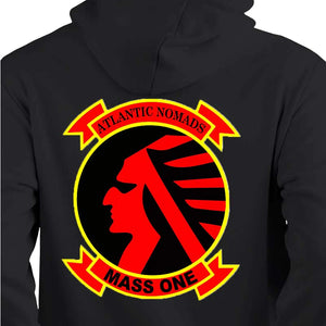 Marine Air Support Squadron-1 (MASS-1) Unit Black Sweatshirt, MASS-1 unit hoodie, MASS-1 unit sweatshirt, MASS-1 Marines unit hoodie