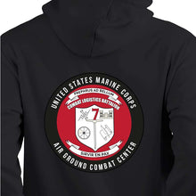 Load image into Gallery viewer,  Combat Logistics Battalion 7 USMC Unit hoodie, CLB-7 logo sweatshirt, USMC gift ideas for men, Marine Corp gifts men or women CLB-7
