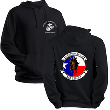 Load image into Gallery viewer, Marine Aviation Logistics Squadron 41 (MALS-41) Unit Black Sweatshirt, MALS-41 unit hoodie, Mals-41 unit sweatshirt, MALS-41 Marines unit hoodie

