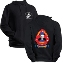 Load image into Gallery viewer, 2nd Recon Unit Logo Black Sweatshirt, 2nd Reconnaissance Unit Logo Black Hoodie
