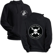 Load image into Gallery viewer, 1st Bn 7th Marines Suicide Charley USMC Unit hoodie, 1/7 Suicide Charley logo sweatshirt, USMC gift ideas for men, Marine Corp gifts men or women 
