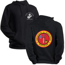Load image into Gallery viewer, 3/7 unit sweatshirt, 3/7 unit hoodie, 3rd battalion 7th Marines Unit Sweatshirt, USMC Unit Hoodie, USMC unit gear
