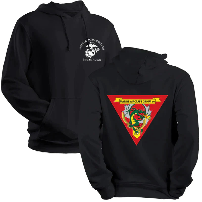Marine Aircraft Group 16 USMC Unit Black Sweatshirt, MAG-16 USMC unit hoodie, MAG-16 USMC Unit Hoodie, Marine Aircraft Group 16 unit hoodie