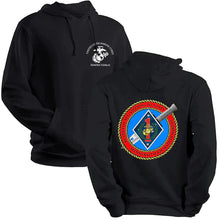 Load image into Gallery viewer, 2/7 unit sweatshirt, 2/7 unit hoodie, 2nd battalion 7th Marines unit sweatshirt, 2nd battalion 7th Marines unit hoodie, USMC Unit Hoodie, USMC Unit gear

