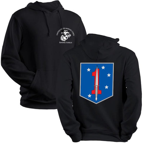 1st MSOB USMC Unit hoodie, 1st Marine Raider Bn logo sweatshirt, USMC gift ideas for men, Marine Corp gifts men or women 1st MSOB