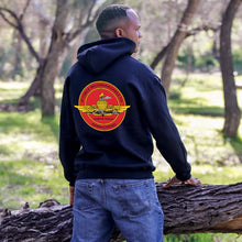 Load image into Gallery viewer, 4th Force Reconnaissance Company Marines Unit Logo Black Sweatshirt
