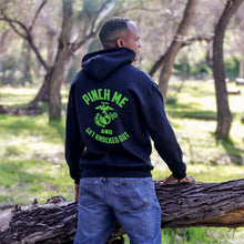Load image into Gallery viewer, Pinch Me and Get Knocked Out USMC St Patrick&#39;s Day Hoodie
