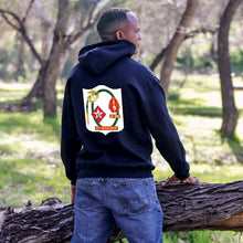 Load image into Gallery viewer, 1st Bn 6th Marines USMC Unit hoodie, 1st Battalion 6th Marines logo sweatshirt, USMC gift ideas for men, Marine Corp gifts men or women black
